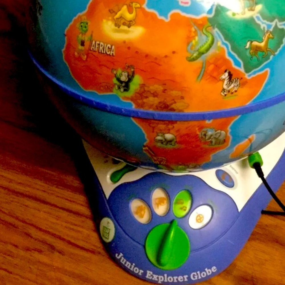 LeapFrog Junior Explorer Talking Globe Preschool Kindergarten Learning Toy 2002